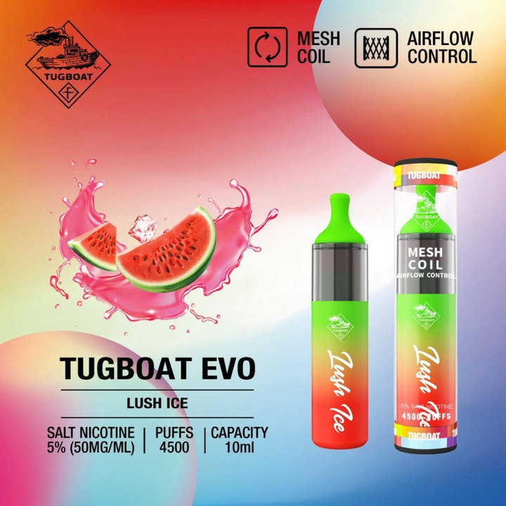 TUGBOAT - EVO Disposable Vape Device 4500 Puffs 850mAh