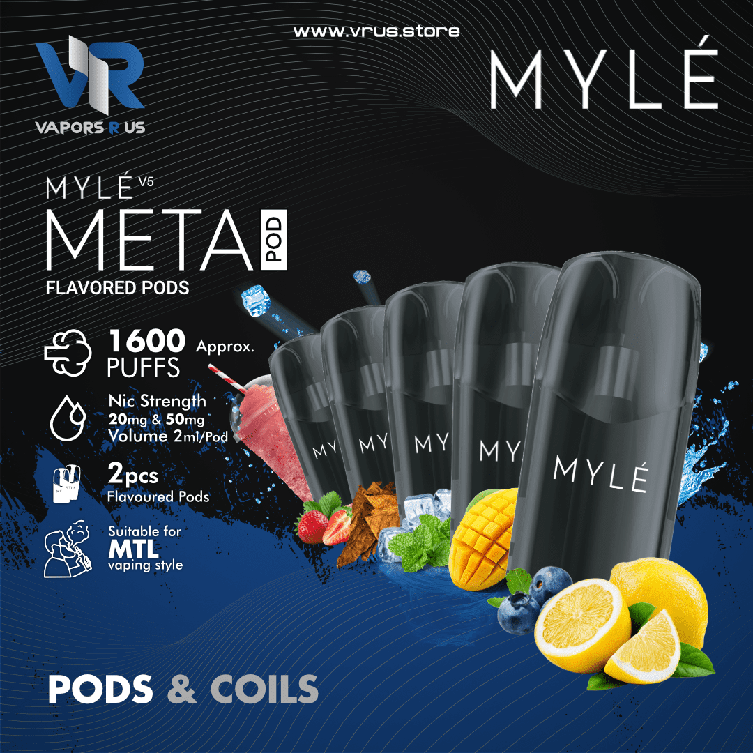 Myle V5 Meta Pods Vapors R Us LLC
