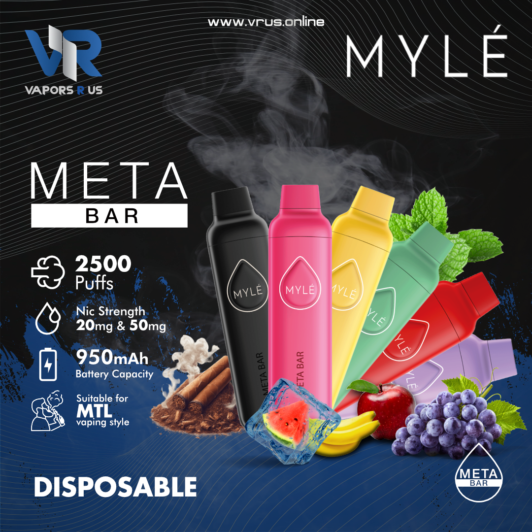 Myle - Meta Bar 2500 Puffs Disposable Pen Myle - Meta Bar 2500 Puffs Disposable Pen