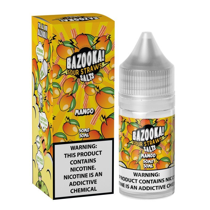 BAZOOKA - SOUR STRAWS - Mango 30ml (SaltNic) | Vapors R Us LLC