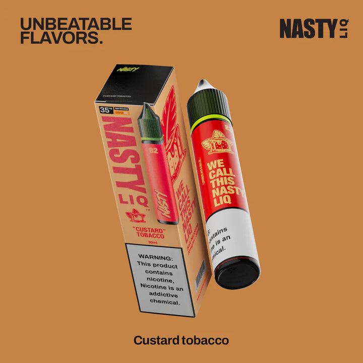 Nasty -  Liq Custard Tobacco  30mL (SaltNic)