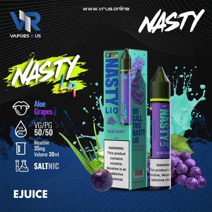 Nasty - Liq Aloe Grape  30mL (SaltNic)