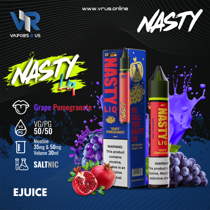 Nasty - Liq Grape Pomegranate 30mL (SaltNic)