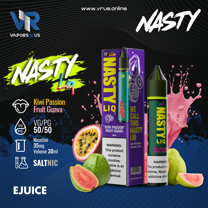 Nasty - Liq Kiwi Passion Fruit guava 30mL (SaltNic)