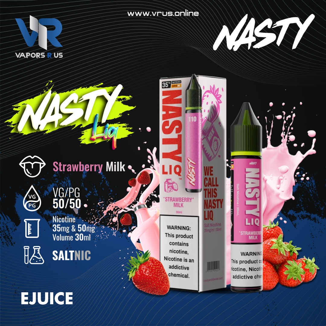 Nasty - Liq Strawberry Milk 30mL (SaltNic)