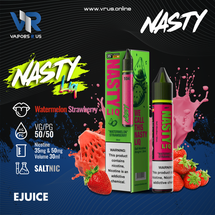 Nasty - Liq Watermelon Strawberry 30mL (SaltNic)