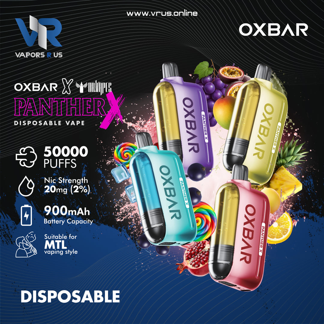 OXBAR - PANTHER X 50000 PUFFS DISPOSABLE VAPE OXBAR - PANTHER X 50000 PUFFS DISPOSABLE VAPE