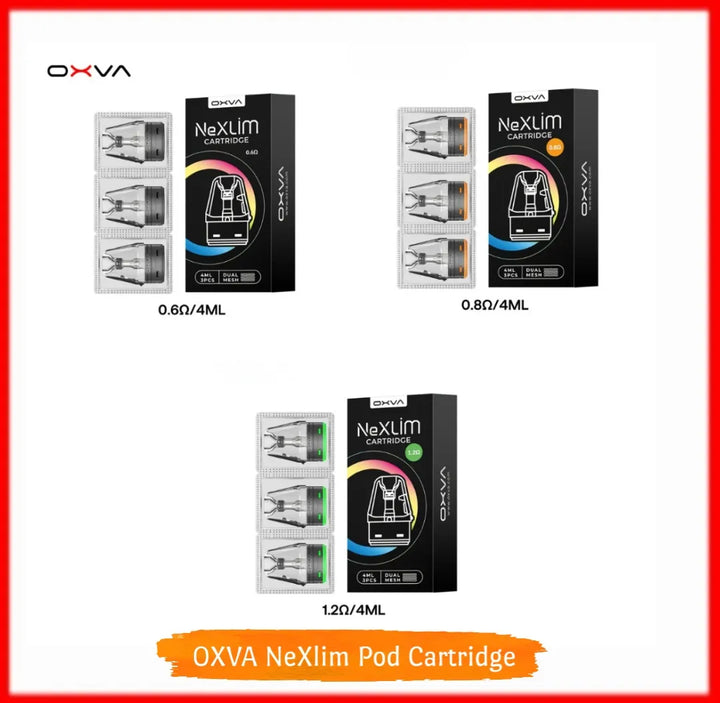 OXVA - NeXLIM CARTRIDGE 4ML (3pcs/Pack)