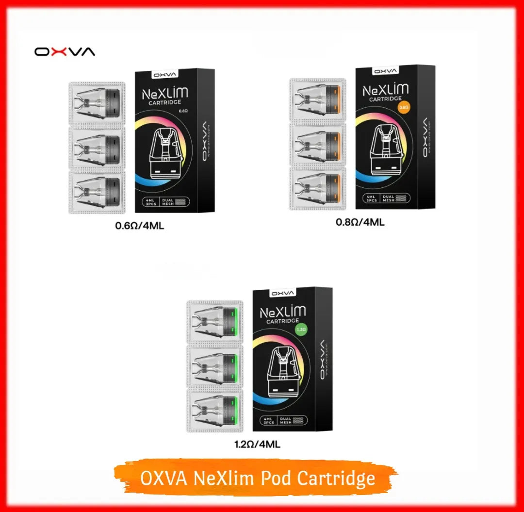 OXVA - NeXLIM CARTRIDGE 4ML (3pcs/Pack) OXVA - NeXLIM CARTRIDGE 4ML (3pcs/Pack)