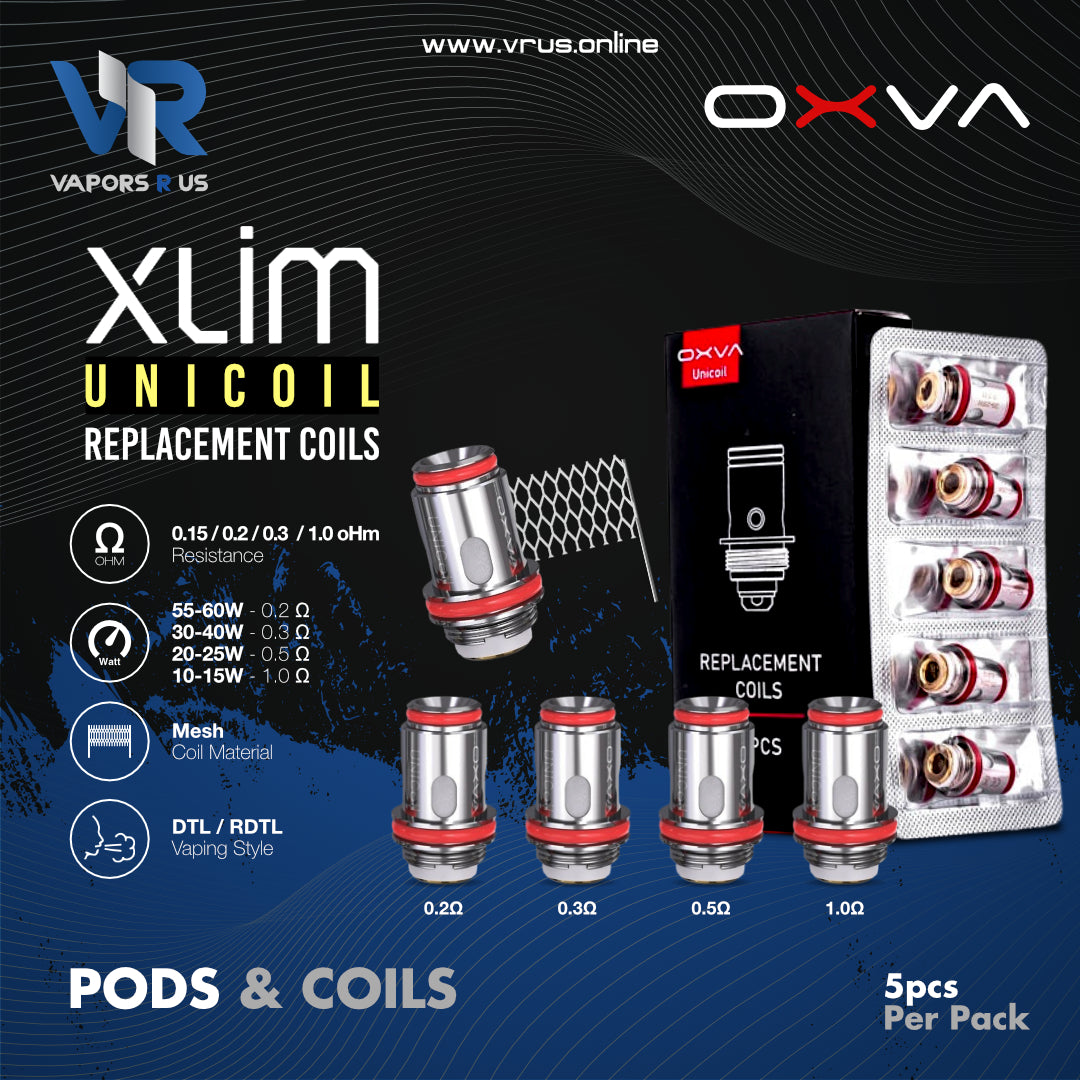 OXVA - UNICOIL Replacement Coils (5/PACK)