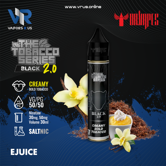 DR VAPES - TOBACCO SERIES BLACK 2.0 30ML (SaltNic)