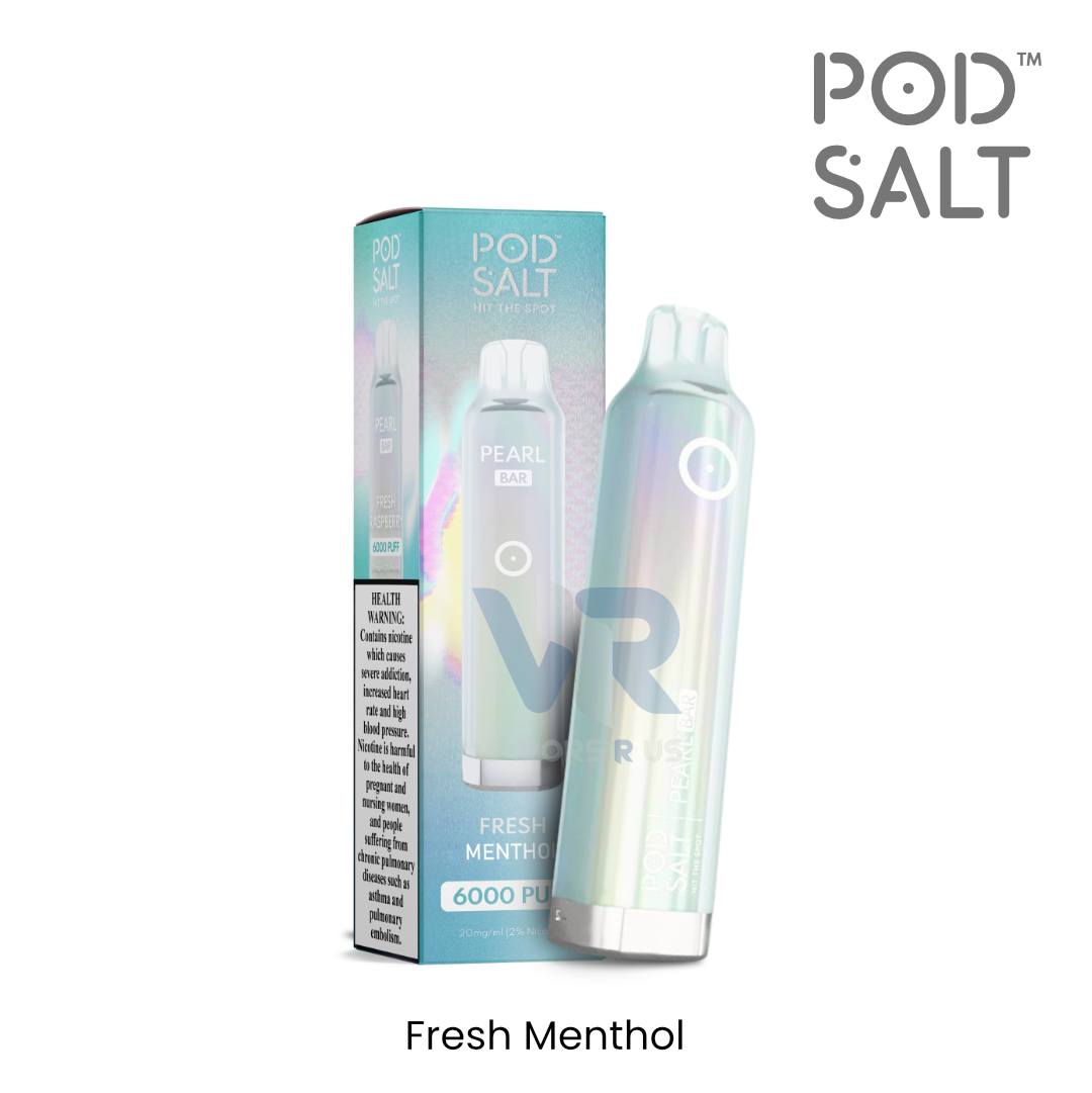 PODSALT -  PEARL BAR 6000 PUFFS 20MG DISPOSABLE