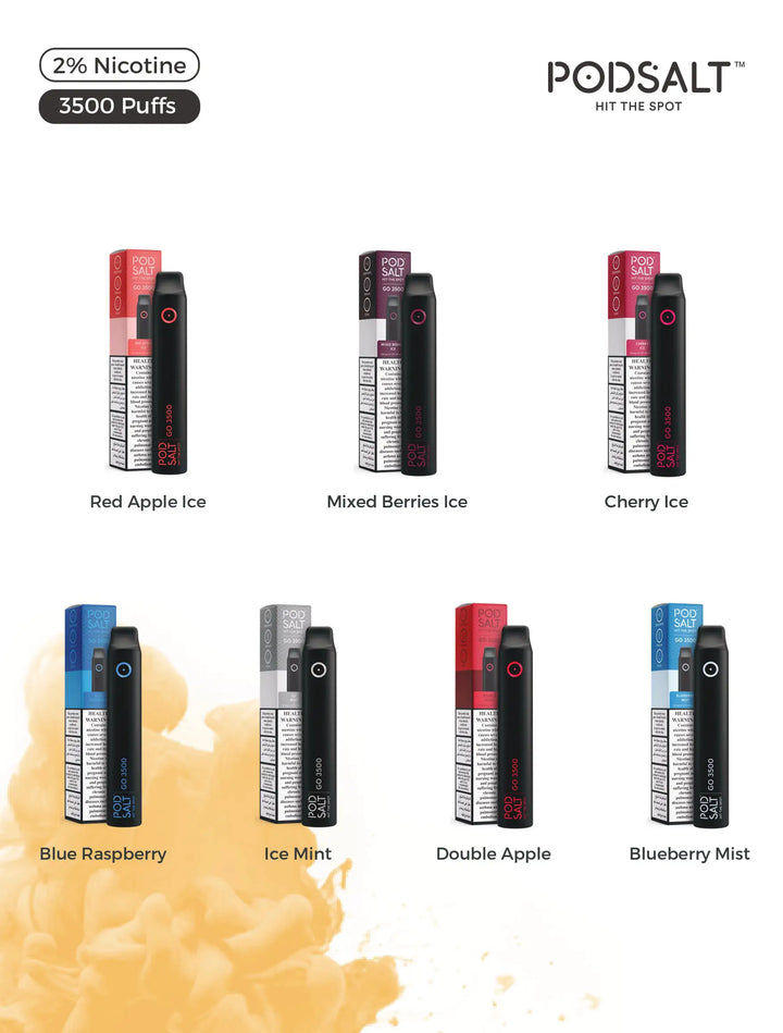 POD SALT GO 20MG/ML-3500 PUFFS DISPOSABLE VAPE