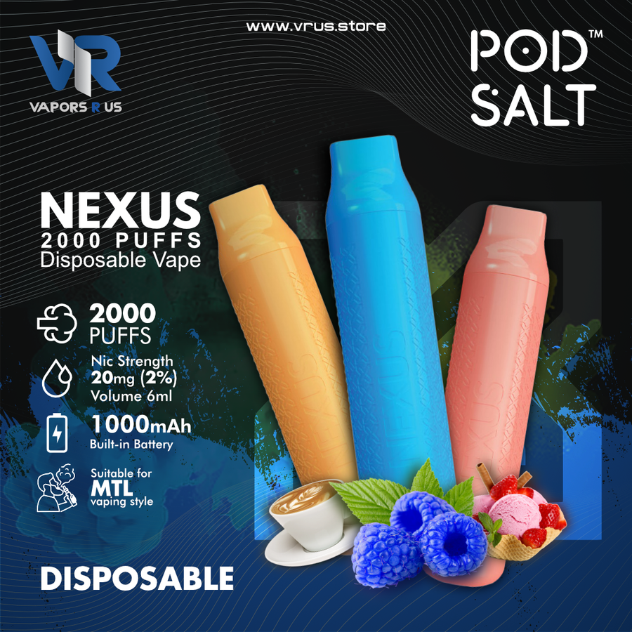 PODSALT - NEXUS 2000 Disposable Vape