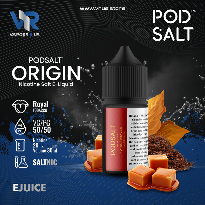 POD SALT ORIGIN - Royal Tobacco 30ml (SaltNic) | Vapors R Us LLC