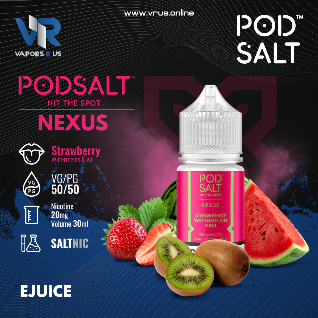 POD SALT Nexus - Strawberry Watermelon Kiwi  30ml (SaltNic)