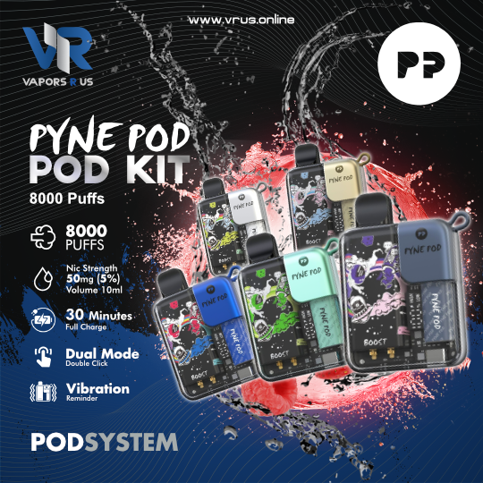 PYNE POD - DISPOSABLE KIT PODS (8000 PUFFS)