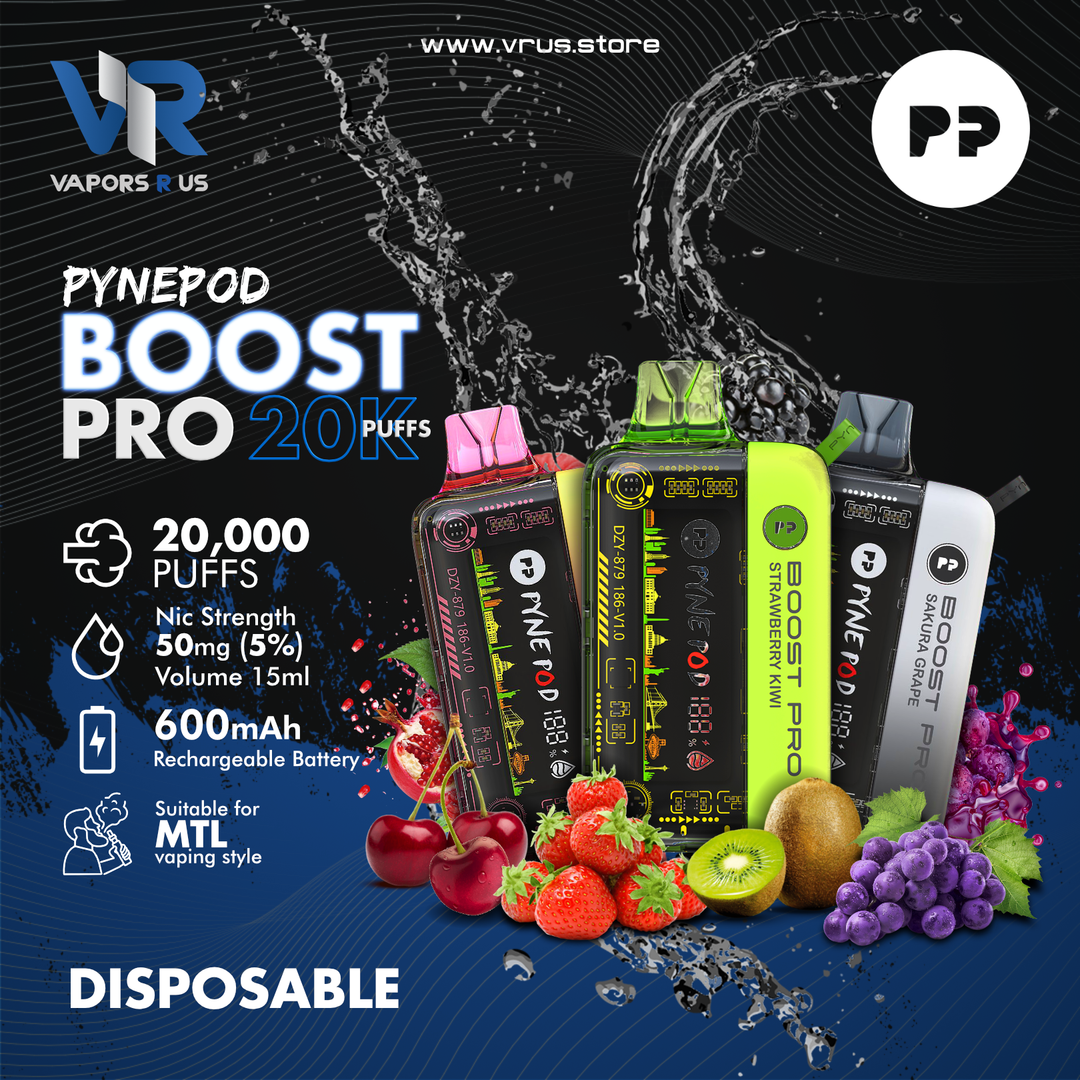 PYNE POD -  Boost Pro DISPOSABLE KIT PODS (20000 PUFFS)