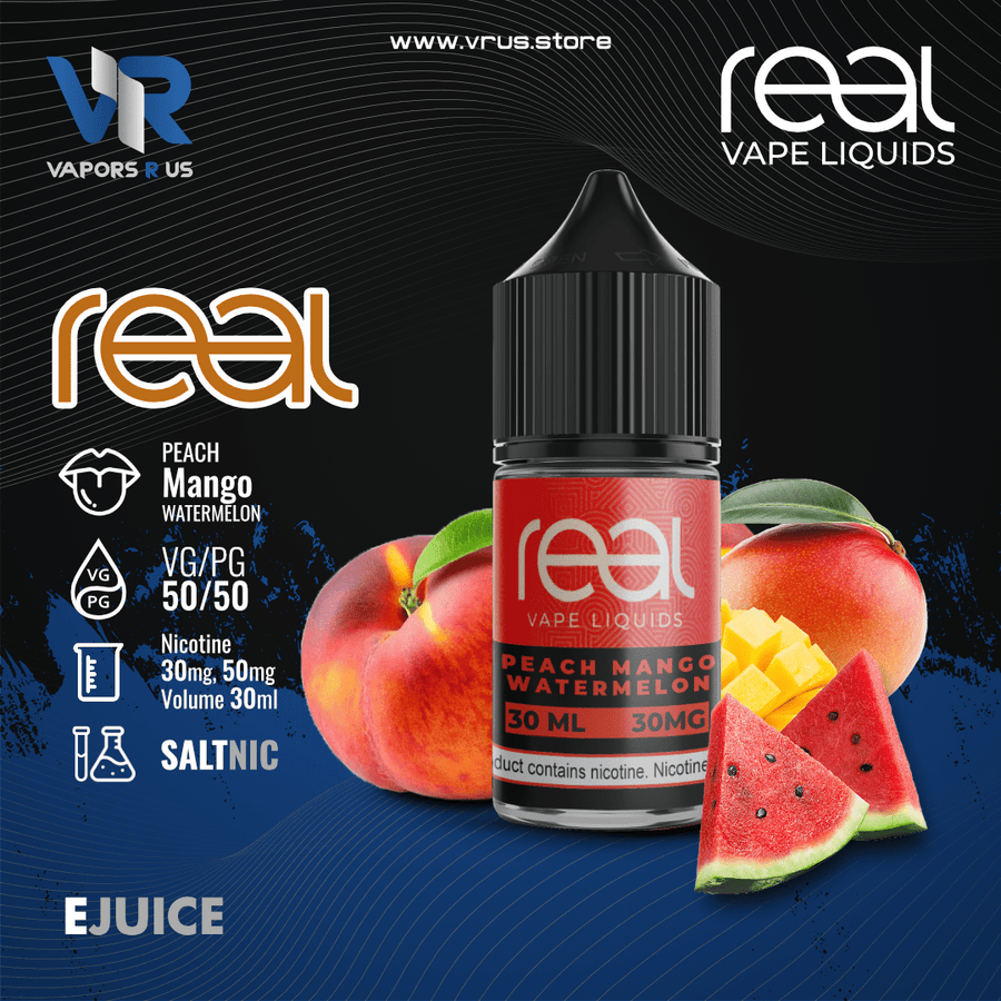 peach mango watermelon vape juice REAL VAPE