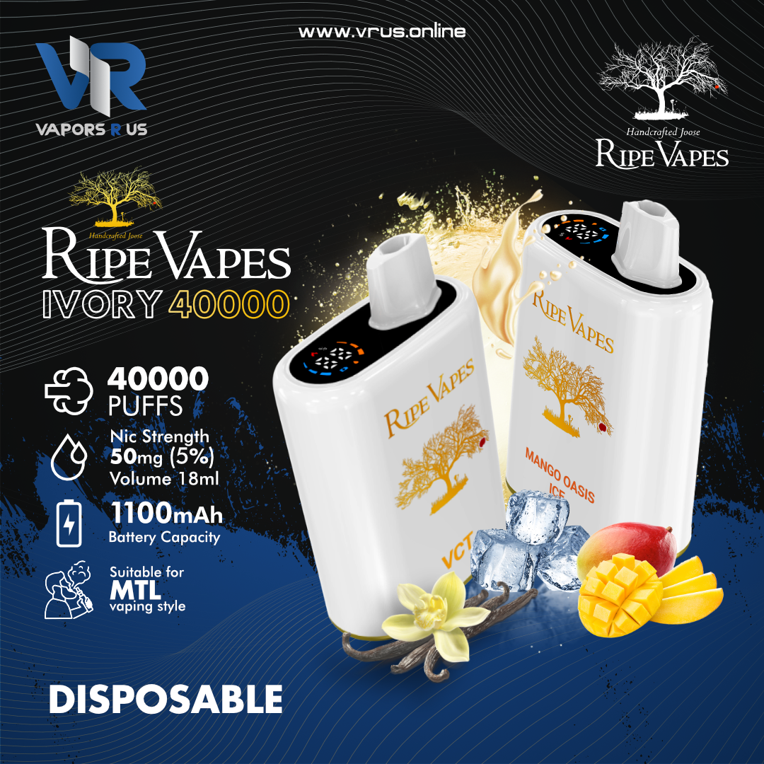Ripe Vapes IVORY 40000 Puffs(5%)