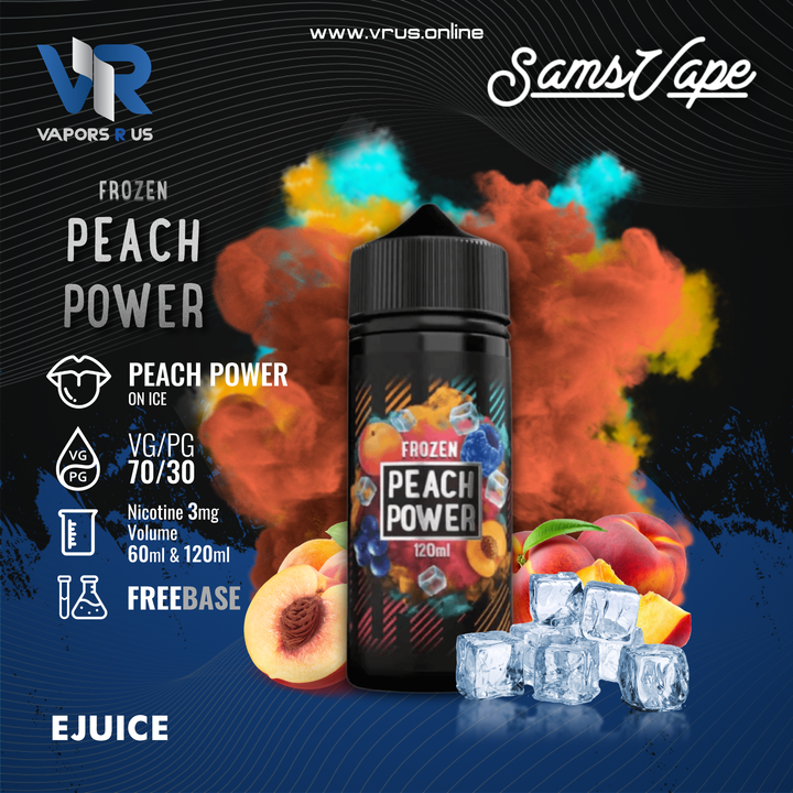 SAMS VAPE Frozen Peach Power 120ml