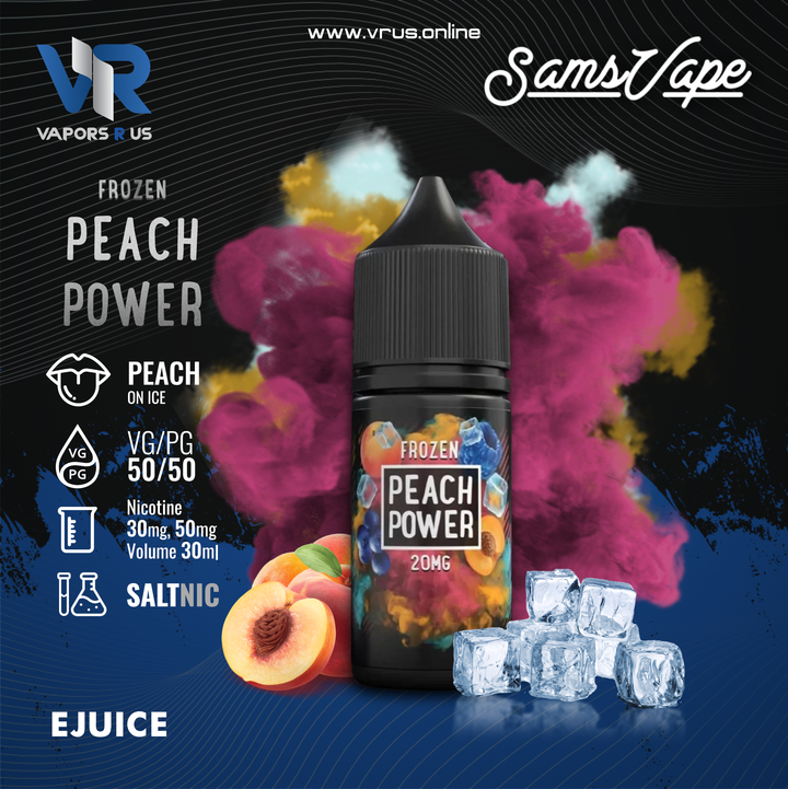 SAM'S VAPE Frozen Peach Power 30ml (SaltNic)