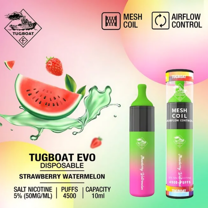 TUGBOAT - EVO Disposable Vape Device 4500 Puffs 850mAh