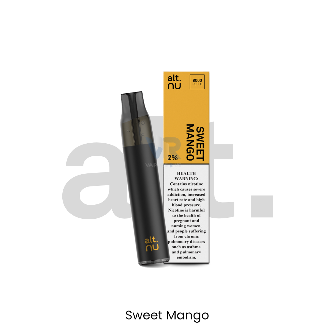 ALT. NU Single Use 8000 Puffs 20mg ALT. NU Single Use 8000 Puffs 20mg