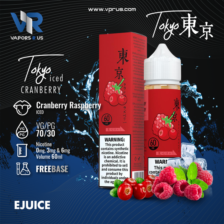 TOKYO - Iced Cranberry Raspberry 60ml