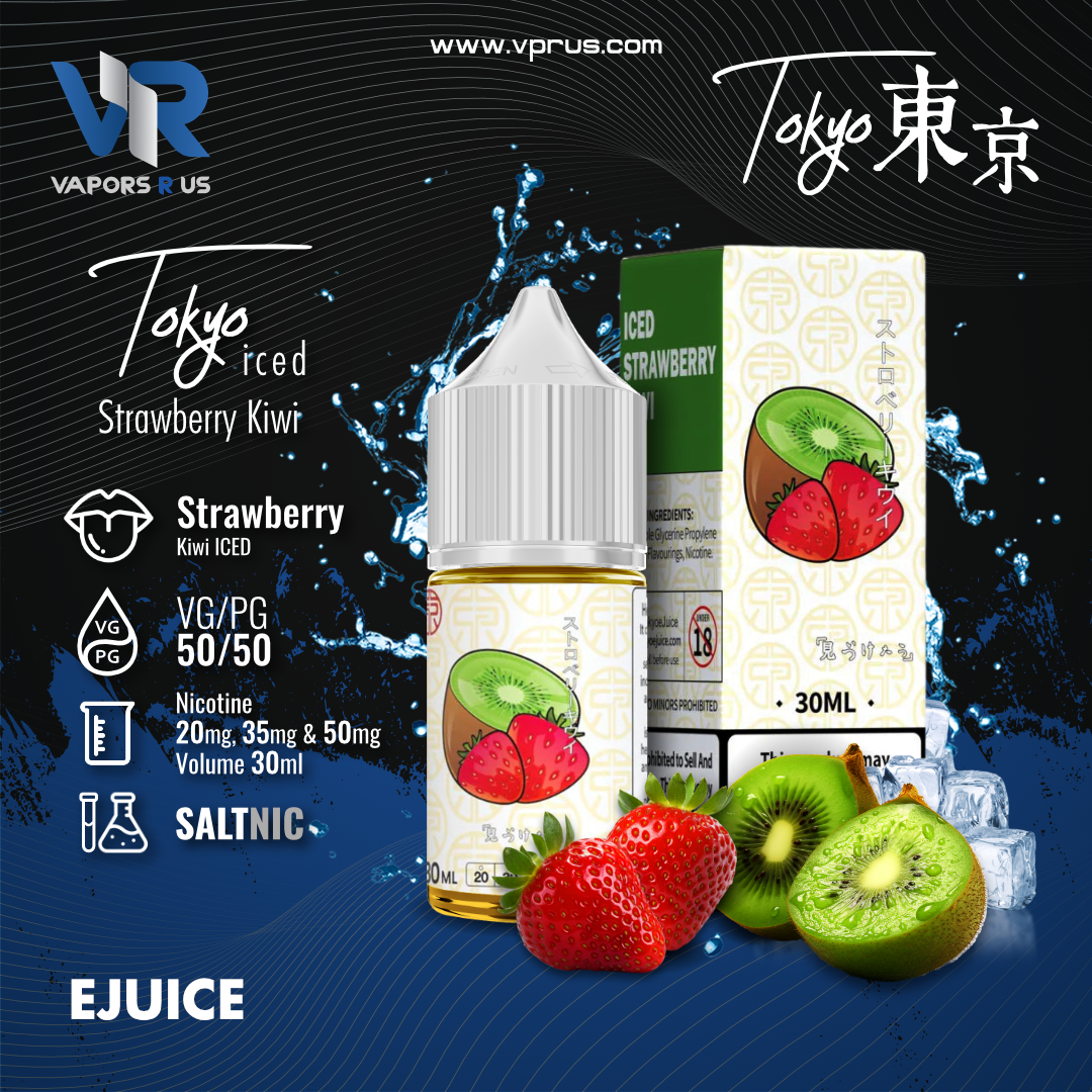 TOKYO - Iced Strawberry Kiwi 30ml (SaltNic)