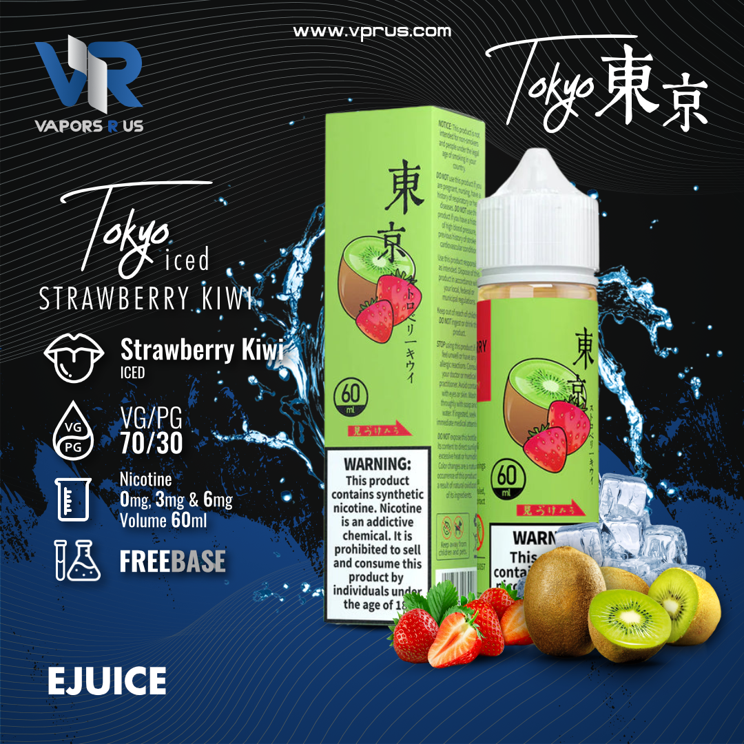 TOKYO - Iced Strawberry Kiwi 60ml