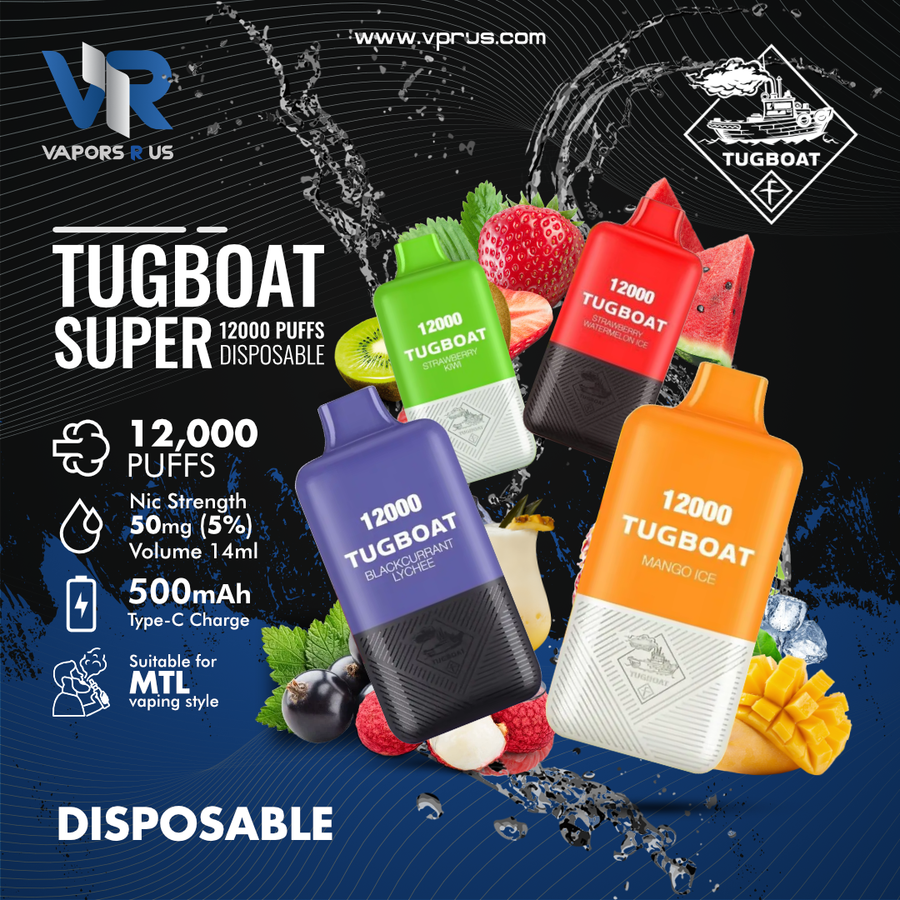 Tugboat Disposable BOX Vape Device Tugboat Disposable BOX Vape Device
