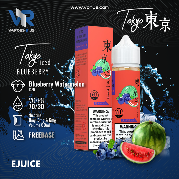 TOKYO - Iced Blueberry Watermelon 60ml