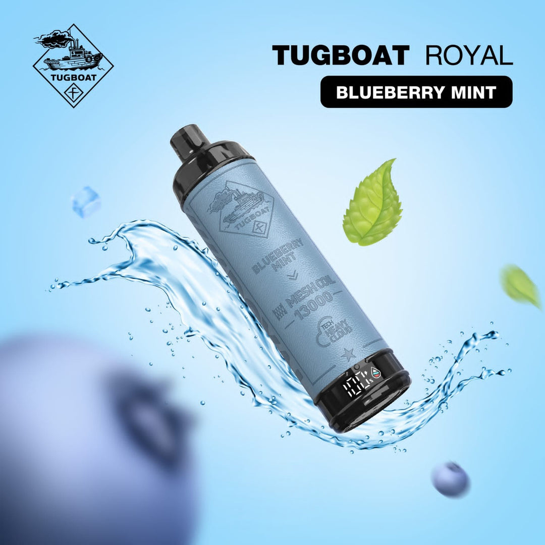 TUGBOAT - Royal DTL 13000 Disposable POD (5MG - FREEBASE)