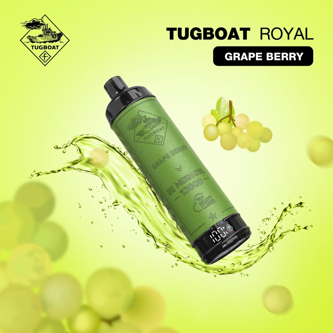 TUGBOAT - Royal DTL 13000 Disposable POD (5MG - FREEBASE)