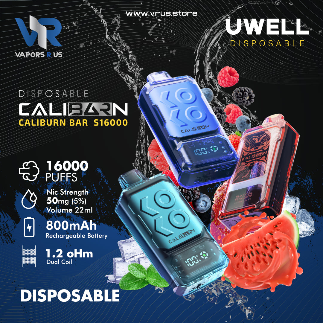 Uwell – Caliburn Bar Disposable Vape 16000 puffs