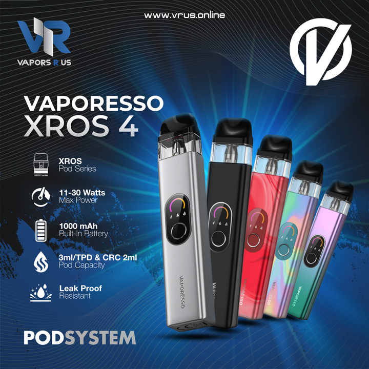 VAPORESSO XROS 4 POD SYSTEM KIT