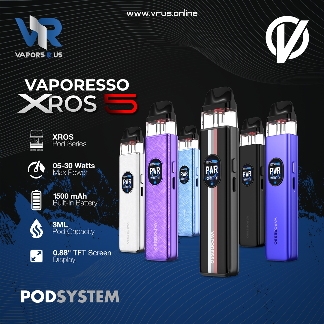 VAPORESSO XROS 5 POD SYSTEM KIT VAPORESSO XROS 5 POD SYSTEM KIT