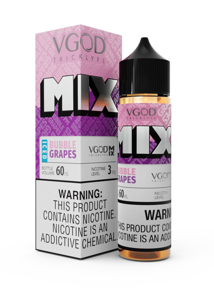 VGOD ICED BUBBLE GRAPE MIX 60ML (6MG)