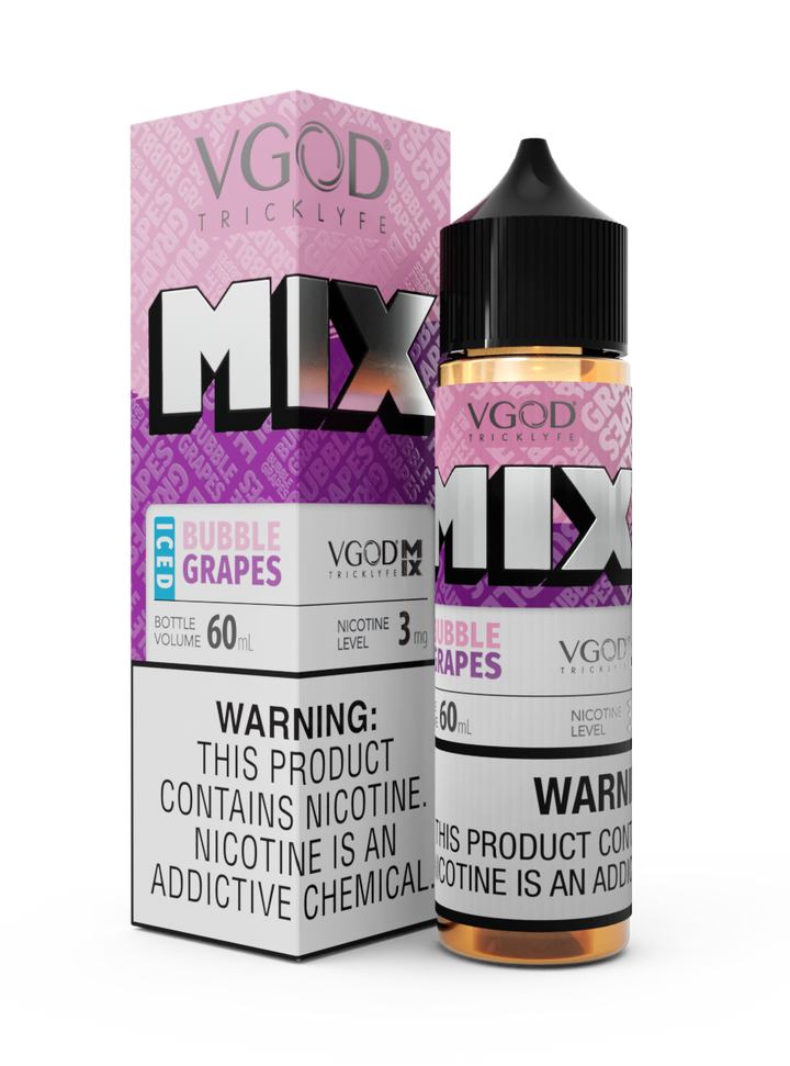 VGOD ICED BUBBLE GRAPE MIX 60ML (6MG)