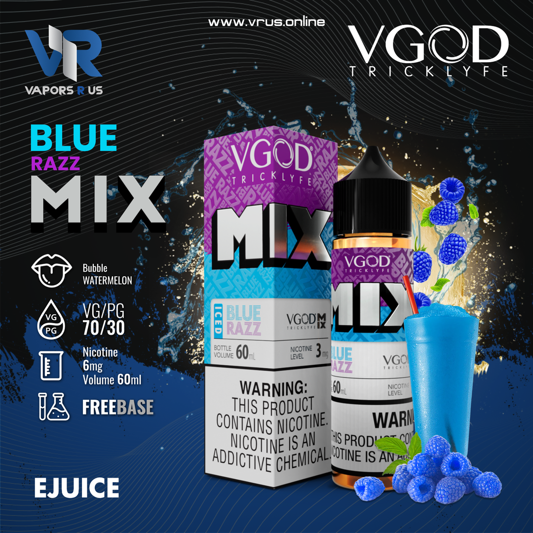 VGOD ICED BLUERAZZ MIX 60ML (6MG)