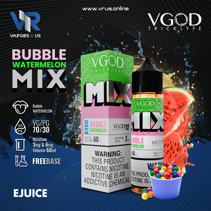 VGOD ICED BUBBLE WATERMELON MIX 60ML