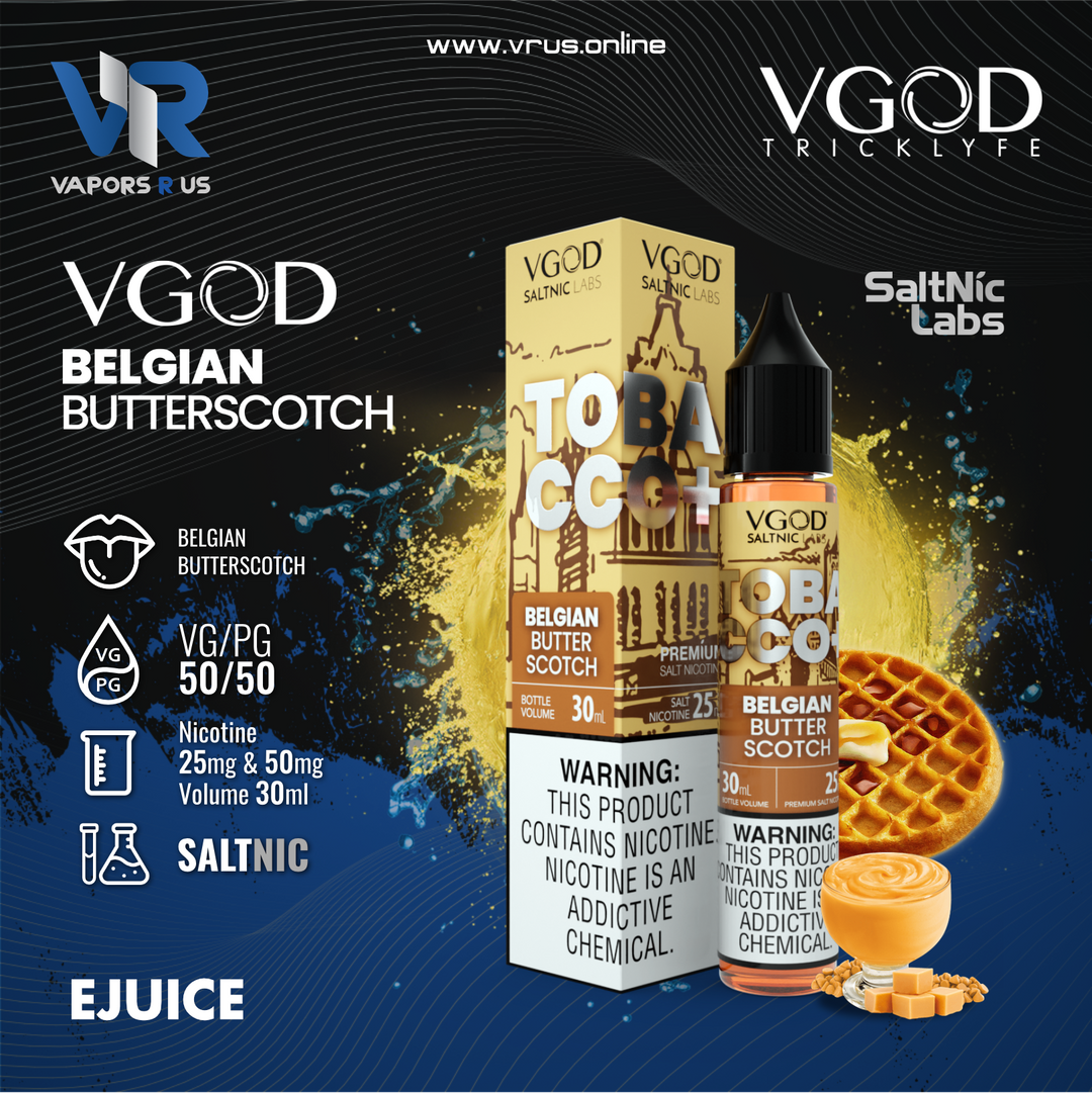 VGOD - BELGIAN BUTTERSCOTCH 30ML (SaltNic)