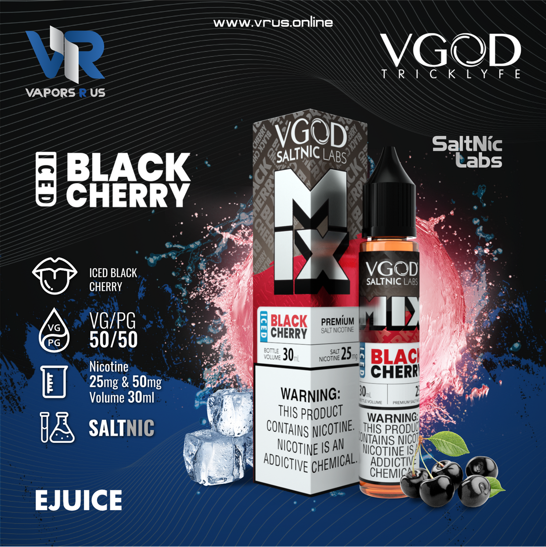 VGOD - ICED BLACK CHERRY 30ML (SaltNic)
