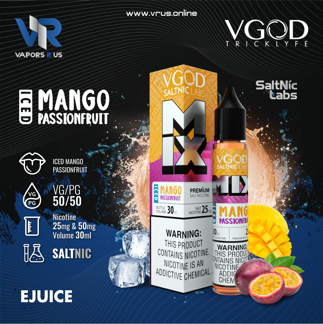 VGOD - ICED MANGO PASSIONFRUIT 30ML (SaltNic)