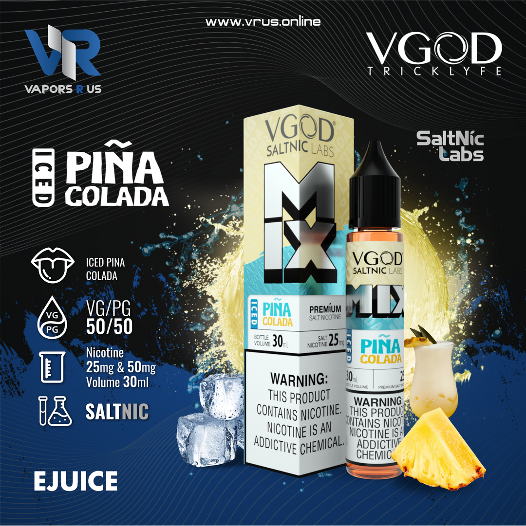 VGOD - ICED PINA COLADA 30ML (SaltNic) VGOD - ICED PINA COLADA 30ML (SaltNic)