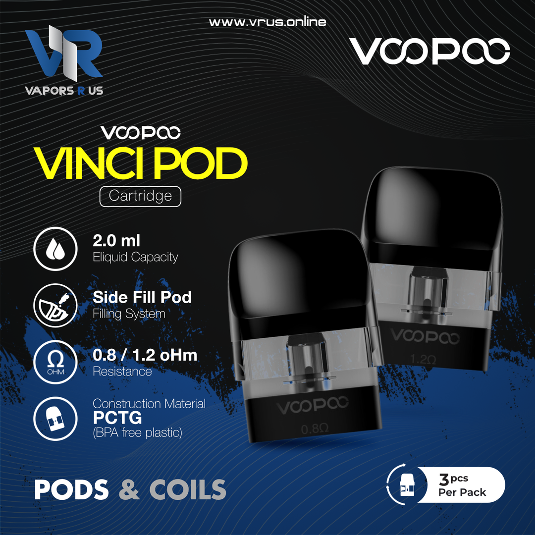 VOOPOO - VINCI Cartridge 3pcs/Pack