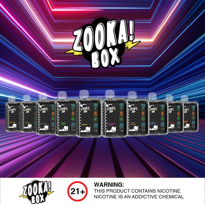 ZOOKA BOX - 25000 Puffs  (By BAZOOKA)