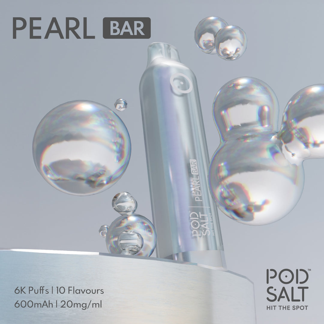 PODSALT -  PEARL BAR 6000 PUFFS 20MG DISPOSABLE