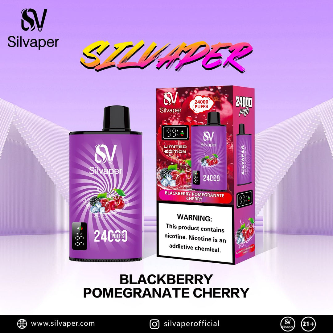 SILVAPER 24000 PUFFS DISPOSABLE VAPE 20mg